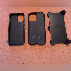 OtterBox Midnight Black Phone Case Set for IPhone 12 Mini